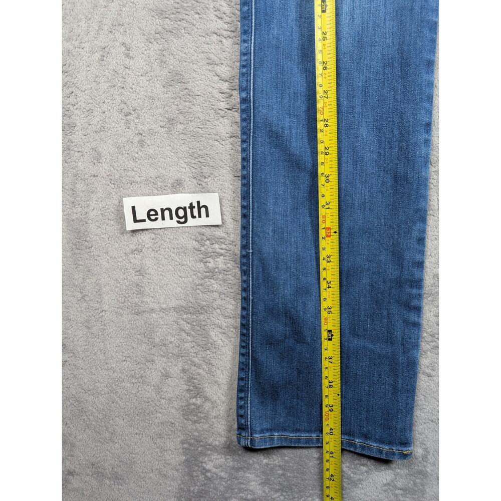 7 For All Mankind Kimmie Straight Leg Jeans Womens Size 30 Waist Casual Mid Rise - Picture 6 of 10